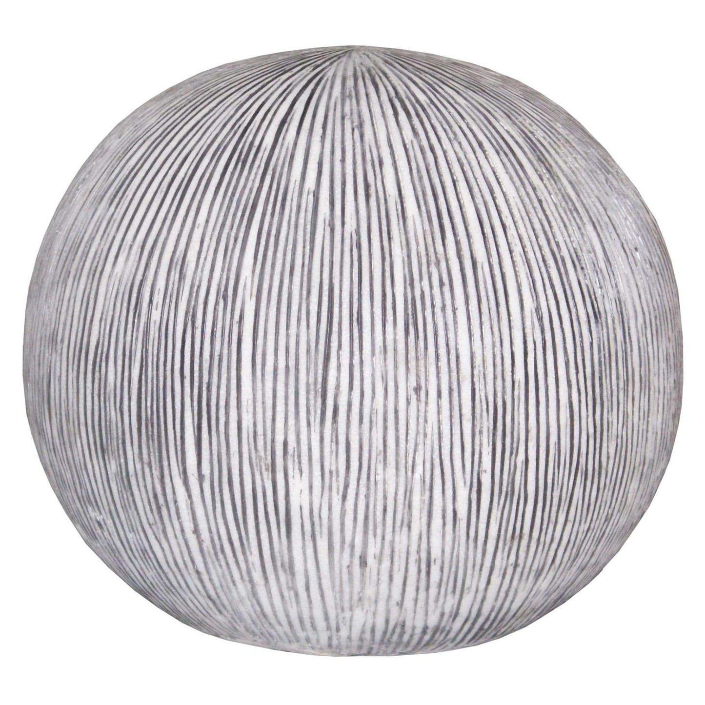 1 X 16 X 14 Sandstone Ribbed Finish Outdoor Light - Ball - Homeroots - Flyclothing LLC