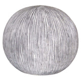 1 X 16 X 14 Sandstone Ribbed Finish Outdoor Light - Ball - Homeroots - Flyclothing LLC