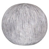 1 X 16 X 14 Sandstone Ribbed Finish Outdoor Light - Ball - Homeroots