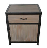 20" Brown Solid Wood End Table With Drawer - Homeroots - Flyclothing LLC