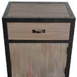 20" Brown Solid Wood End Table With Drawer - Homeroots