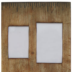 Brown Distressed Solid Wood Tabletop Picture Frame - Homeroots