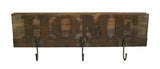 20" X 23" X 5" Brown Wooden Plaque - Homeroots - Flyclothing LLC