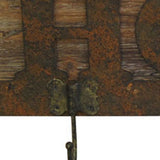 20" X 23" X 5" Brown Wooden Plaque - Homeroots - Flyclothing LLC
