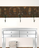 20" X 23" X 5" Brown Wooden Plaque - Homeroots - Flyclothing LLC