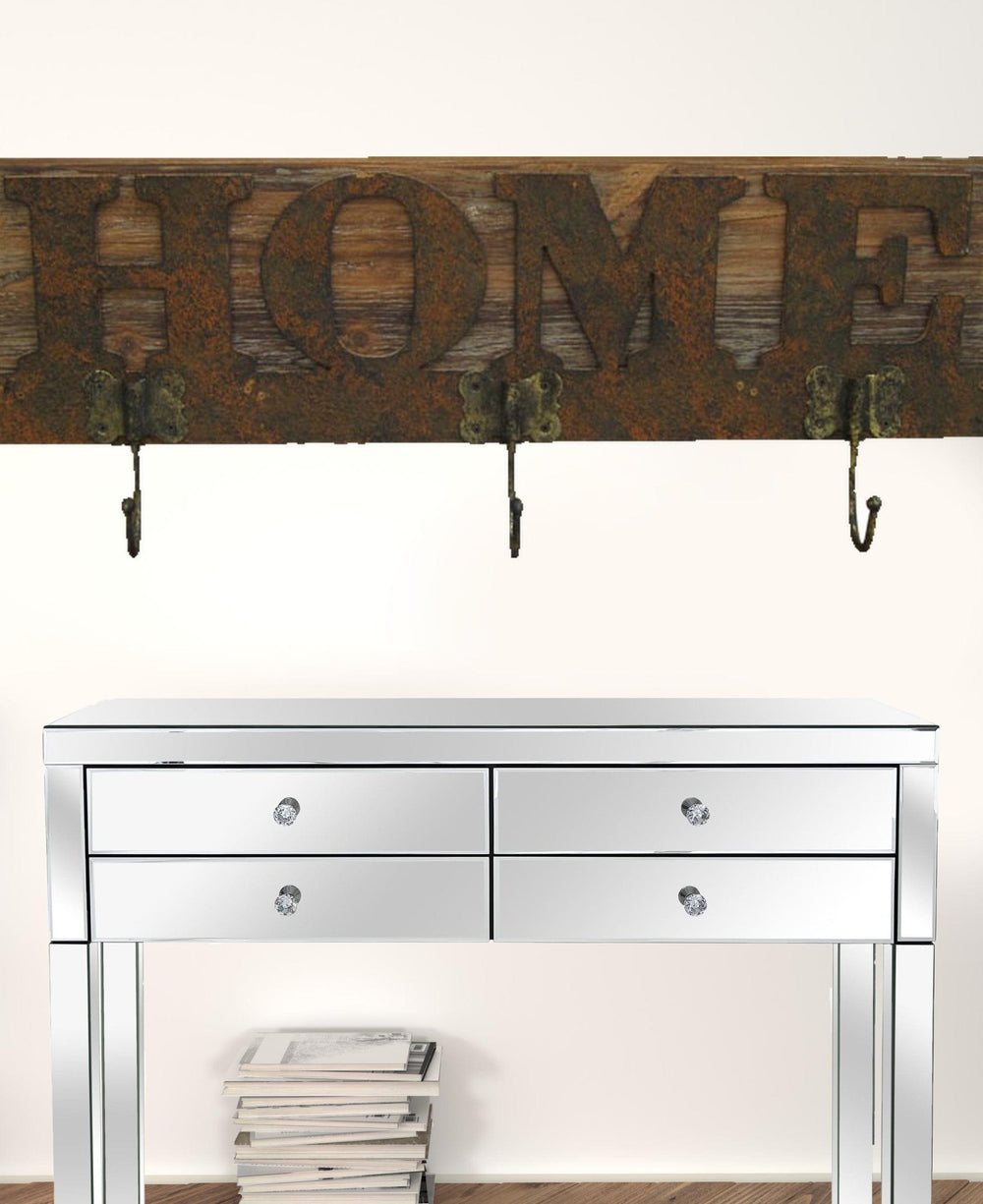 20" X 23" X 5" Brown Wooden  Plaque - Homeroots