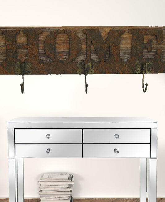 20" X 23" X 5" Brown Wooden  Plaque - Homeroots