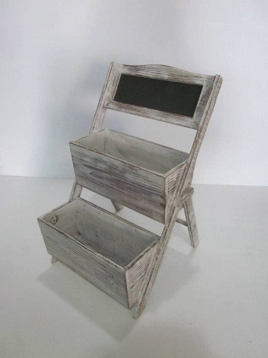 10" Gray Solid Wood Indoor Outdoor Planter Box - Homeroots
