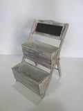 10" Gray Solid Wood Indoor Outdoor Planter Box - Homeroots