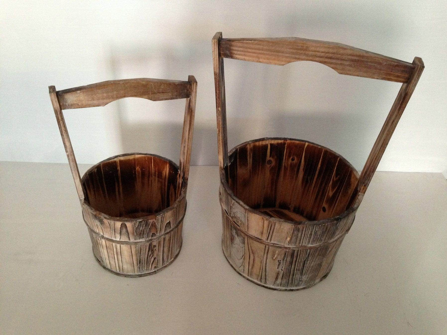 10 X 10" Brown, Wood Garden Planter - 2 Piece - Homeroots - Flyclothing LLC
