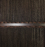Dark Wood And Water Hyacinth 3 Panel Room Divider Screen - Homeroots