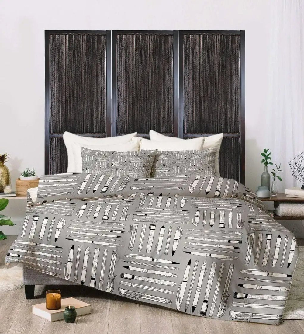 Dark Wood And Water Hyacinth 3 Panel Room Divider Screen - Homeroots - Flyclothing LLC