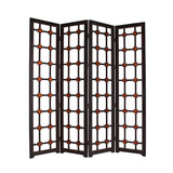 84" X 84" Brown Woood Screen - Homeroots - Flyclothing LLC