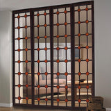 84" X 84" Brown Woood Screen - Homeroots - Flyclothing LLC