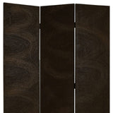 48" X 72" Black Wood Canvas Screen - Homeroots - Flyclothing LLC