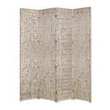84" X 84" Silver Wood Screen - Homeroots - Flyclothing LLC