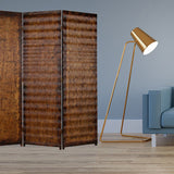 63" X 72" Brown Wood 3 Panel Screen - Homeroots - Flyclothing LLC