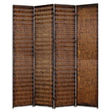 84" X 84" Brown Wood  Screen - Homeroots