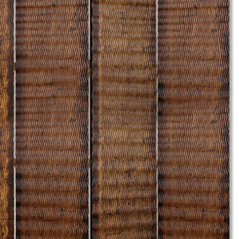 84" X 84" Brown Wood Screen - Homeroots - Flyclothing LLC
