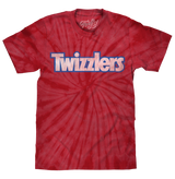 Retro Twizzlers Tie Dye T-Shirt - Red Spider Tie Dye