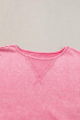Plus Size Round Neck Half Sleeve T-Shirt - Trendsi - Flyclothing LLC