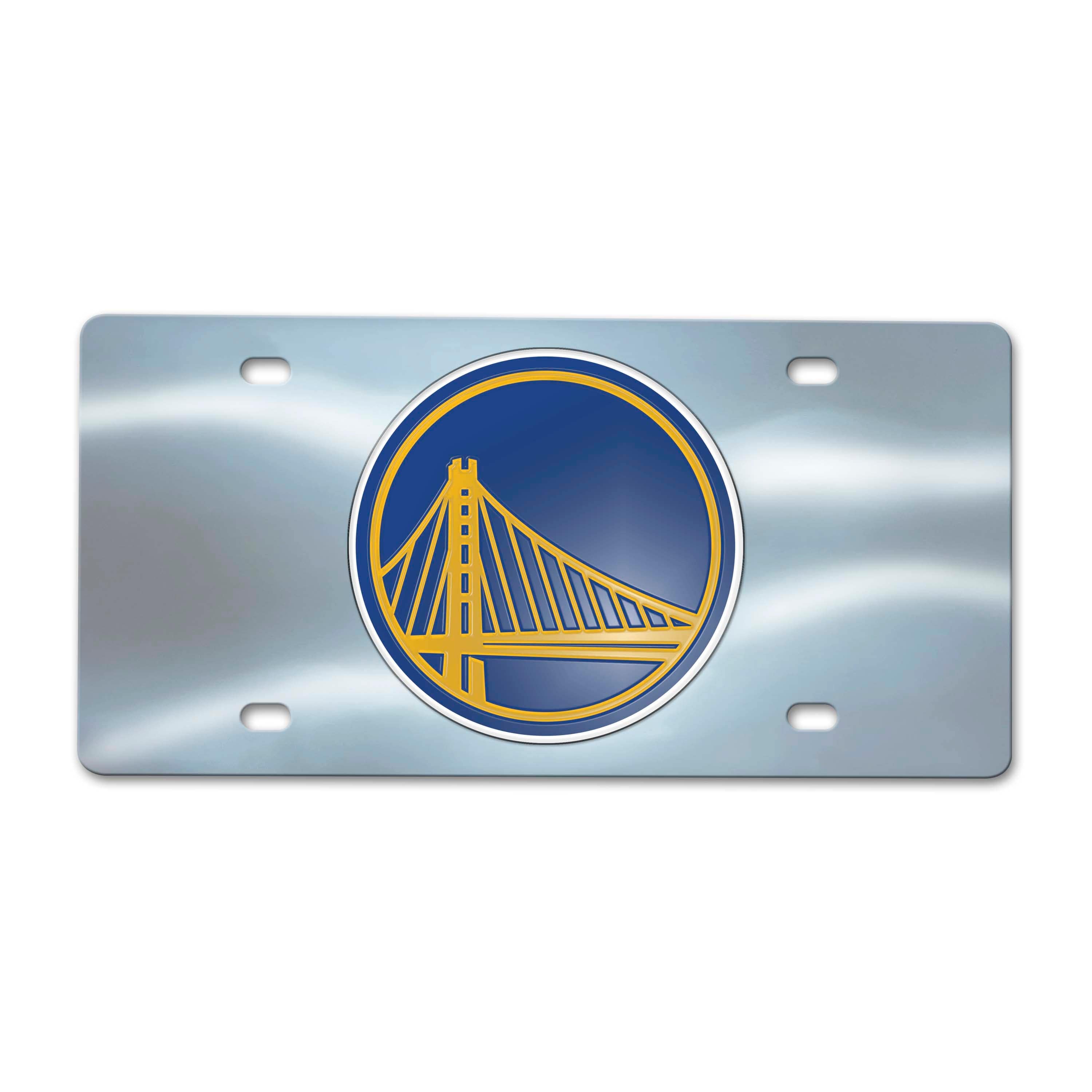 Golden State Warriors 3D Stainless Steel License Plate - Golden State Warriors