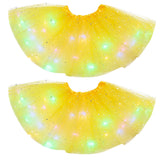 Magical & Luminous LED Princess Halloween Tutu Skirt Sequins Shiny Skirt - My Store - Flyclothing LLC