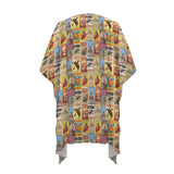 Baha Ranch Vintage Rodeo Poster Duster Kimono Coverup Women's Long Cover Up - Baha Ranch Western Wear - Flyclothing LLC