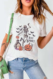 Graphic Round Neck Short Sleeve T-Shirt - Trendsi - Flyclothing LLC