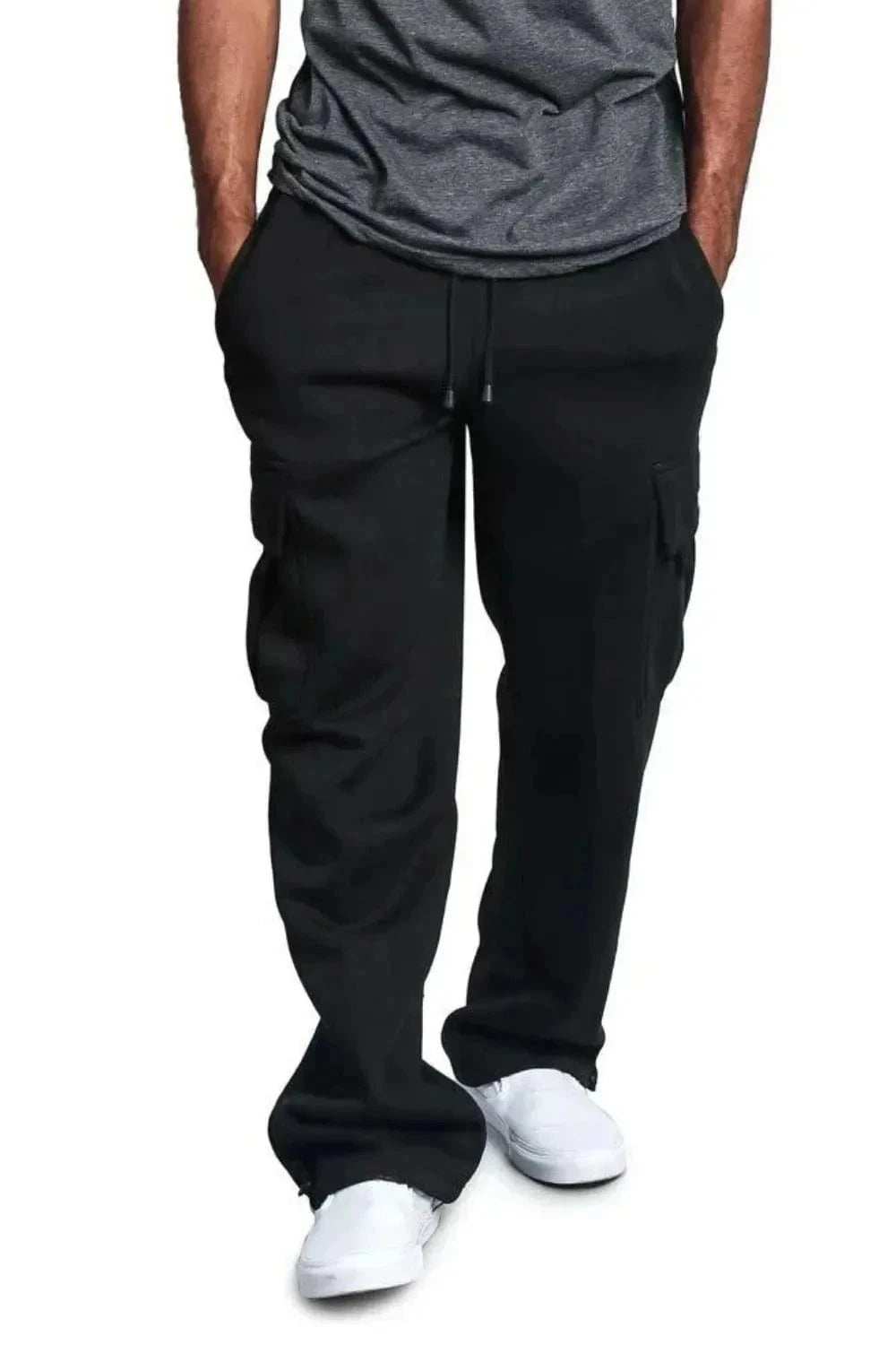 Men's Full Size Drawstring Pants Plus Size - Trendsi - Flyclothing LLC