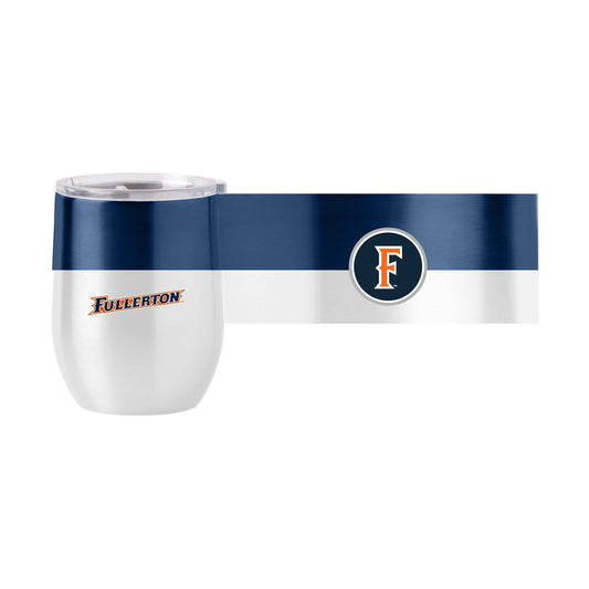 Cal State Fullerton 16oz Colorblock Stainless Curved Beverage - Logo Brands - Flyclothing LLC