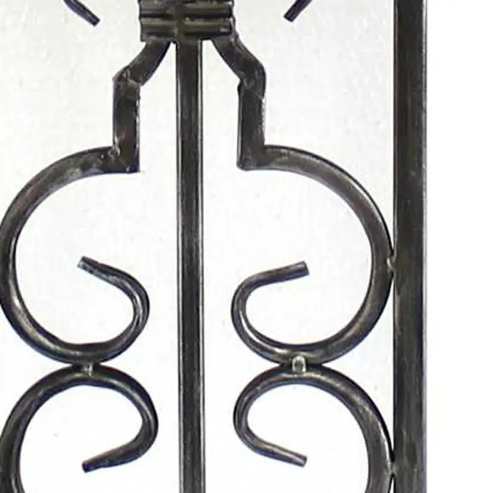 5.5 X 9.25 X 28.75 Gray Industrial With Stacked Metal Pedestal - Table Lamp - Homeroots - Flyclothing LLC