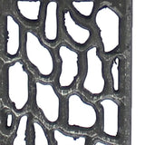5 X 8 X 28.75 Silver Metal With Multi Mini Grotto Pattern - Table Lamp - Homeroots - Flyclothing LLC