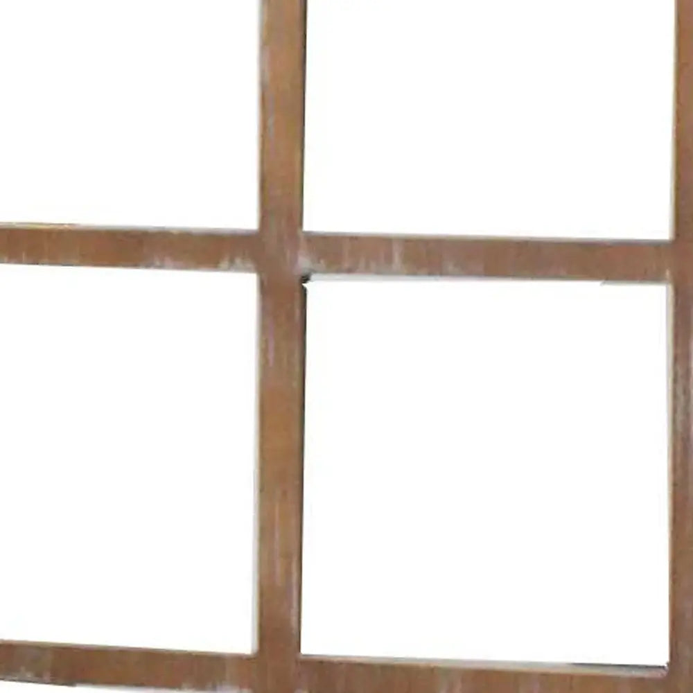 63 X 84 Brown Wood Mirror Screen - Homeroots - Flyclothing LLC