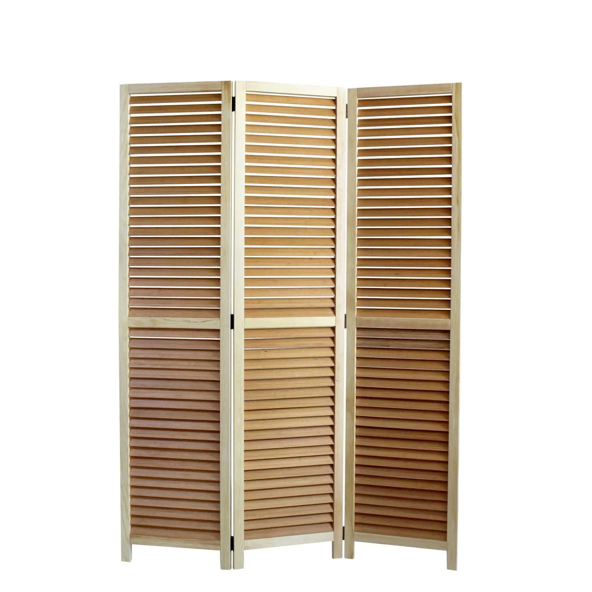 47 X 67 Natural Wood Screen - Homeroots - Flyclothing LLC