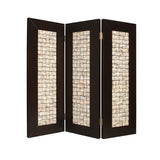 71" X 84" Brown Wood  Screen - Homeroots