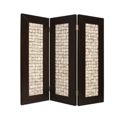 71" X 84" Brown Wood  Screen - Homeroots