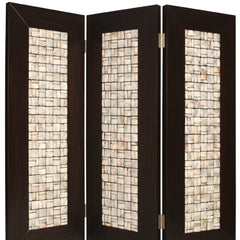 71" X 84" Brown Wood  Screen - Homeroots
