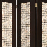71" X 84" Brown Wood  Screen - Homeroots