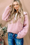 And The Why Sherpa Drawstring Cropped Hooded Jacket - Trendsi - Flyclothing LLC