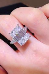 5 Carat Moissanite 925 Sterling Silver Ring - Trendsi - Flyclothing LLC