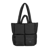 Montana State Puff Black Tote - Logo Brands - Flyclothing LLC