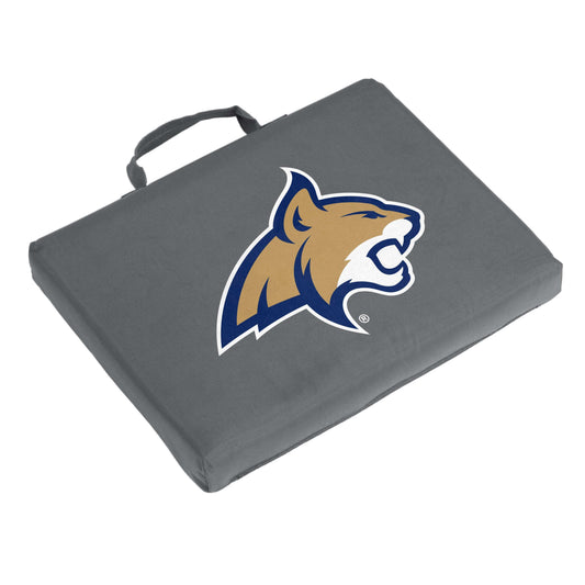 Montana State Charcoal Bobcat Logo Bleacher Cushion - Logo Brands - Flyclothing LLC