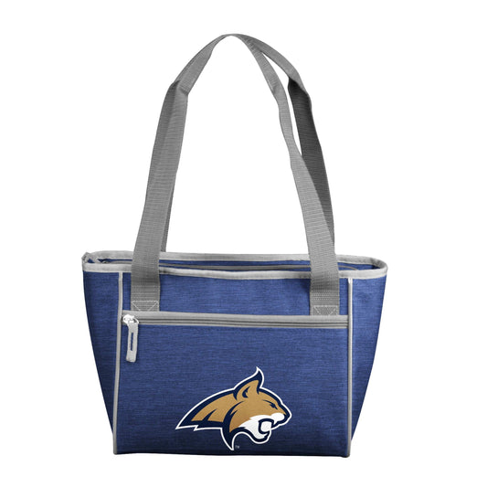 MT State Crosshatch 16 Can Cooler Tote - Logo Brands - Flyclothing LLC