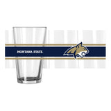 Montana State 16oz Stripe Pint Glass - Logo Brands - Flyclothing LLC