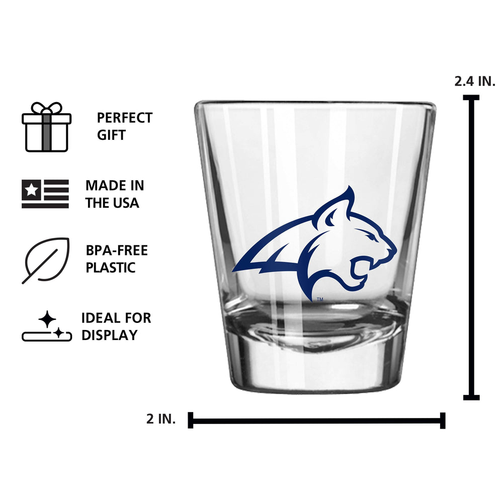 Montana State 2oz Gameday Shot Glass - Logo Brands - Flyclothing LLC