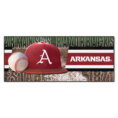 Arkansas Razorbacks Baseball Runner Rug - 30in. x 72in. - Arkansas