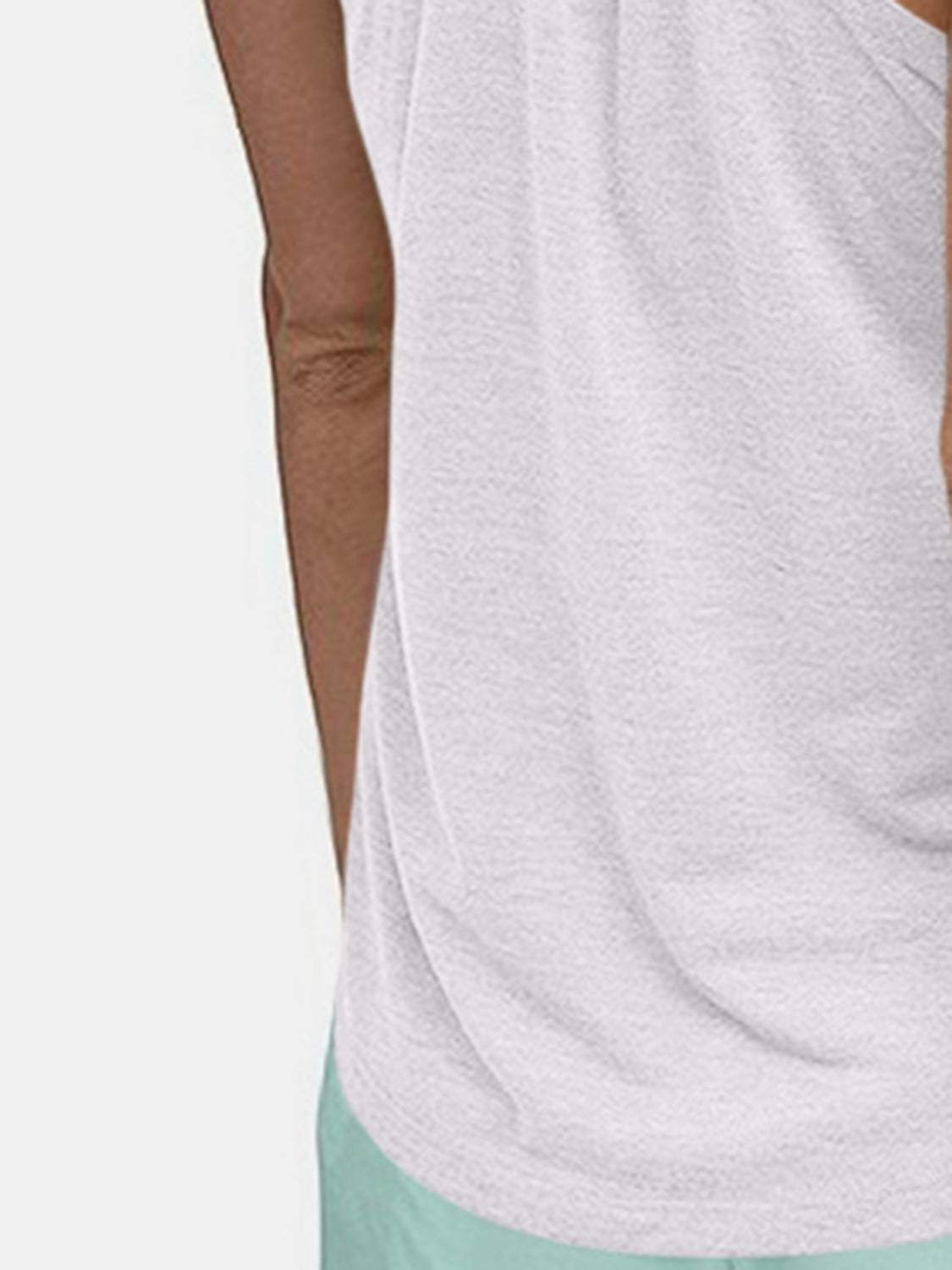 Scoop Neck Active Tank - Trendsi - Flyclothing LLC