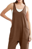 Lovelet V-Neck Wide Strap Overalls - Trendsi - Flyclothing LLC