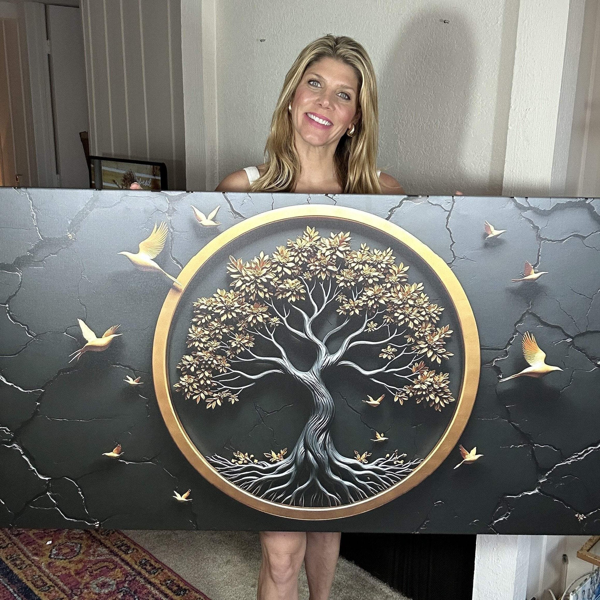 3D Celtic Tree of Life Wall Art IV - Tailored Canvases - Flyclothing LLC
